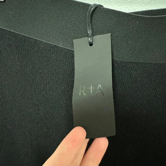 NWT $450 RtA Isadora 100% Cashmere Maxi Skirt - Faux Wrap Maxi Skirt Luxury - Picture 8 of 9